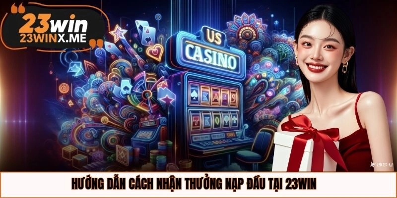 Hướng dẫn cách nhận thưởng nạp đầu tại 23WIN