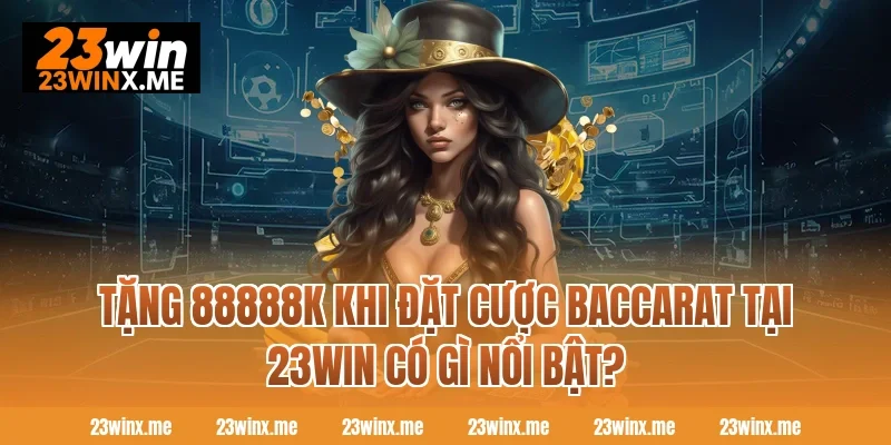 Tặng 88888K khi đặt cược Baccarat tại 23WIN có gì nổi bật?
